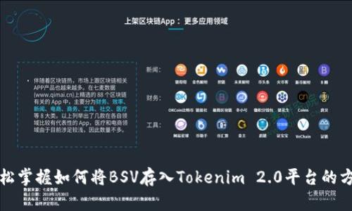 轻松掌握如何将BSV存入Tokenim 2.0平台的方法
